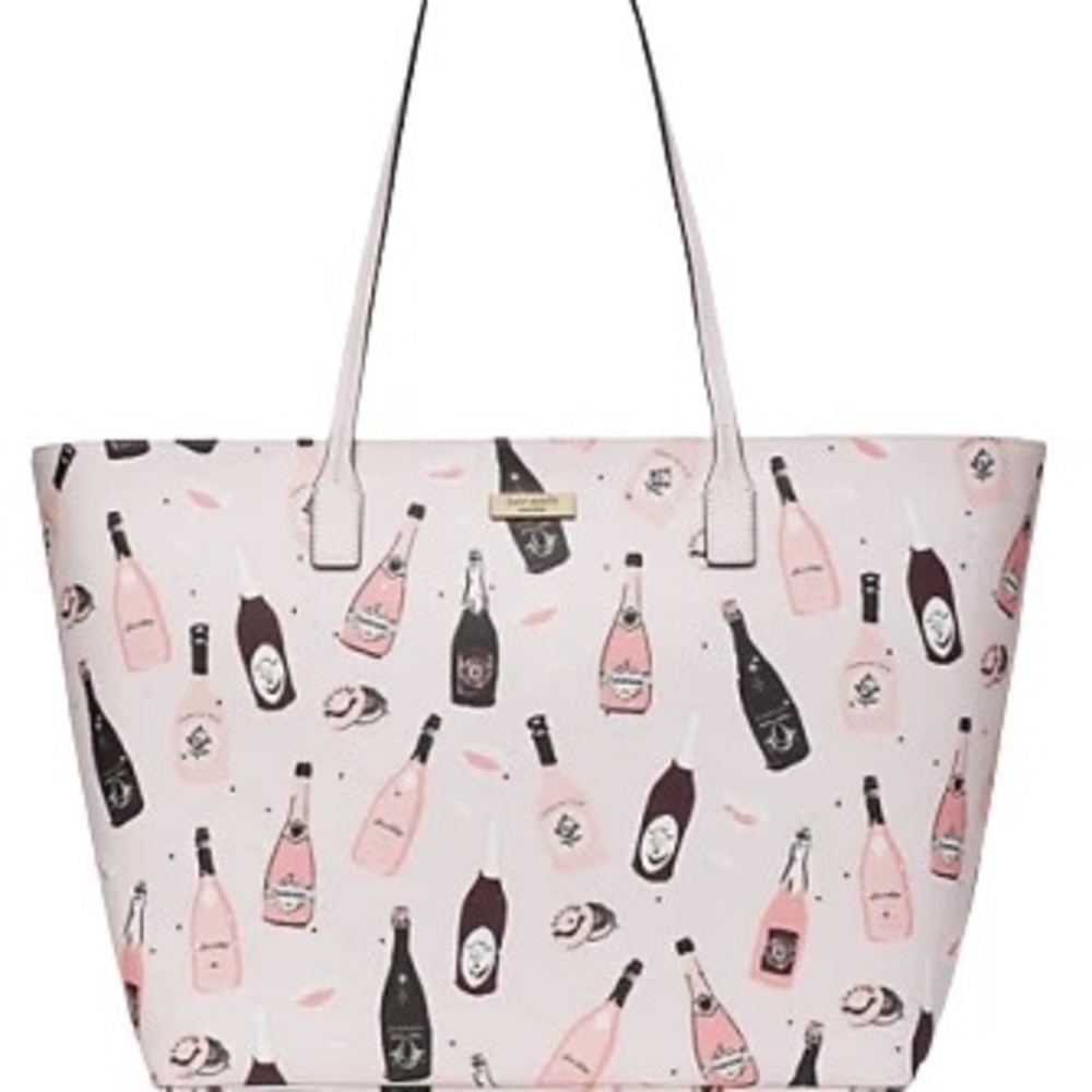 Kate Spade New York Arch Large Tote Bag in Champagne